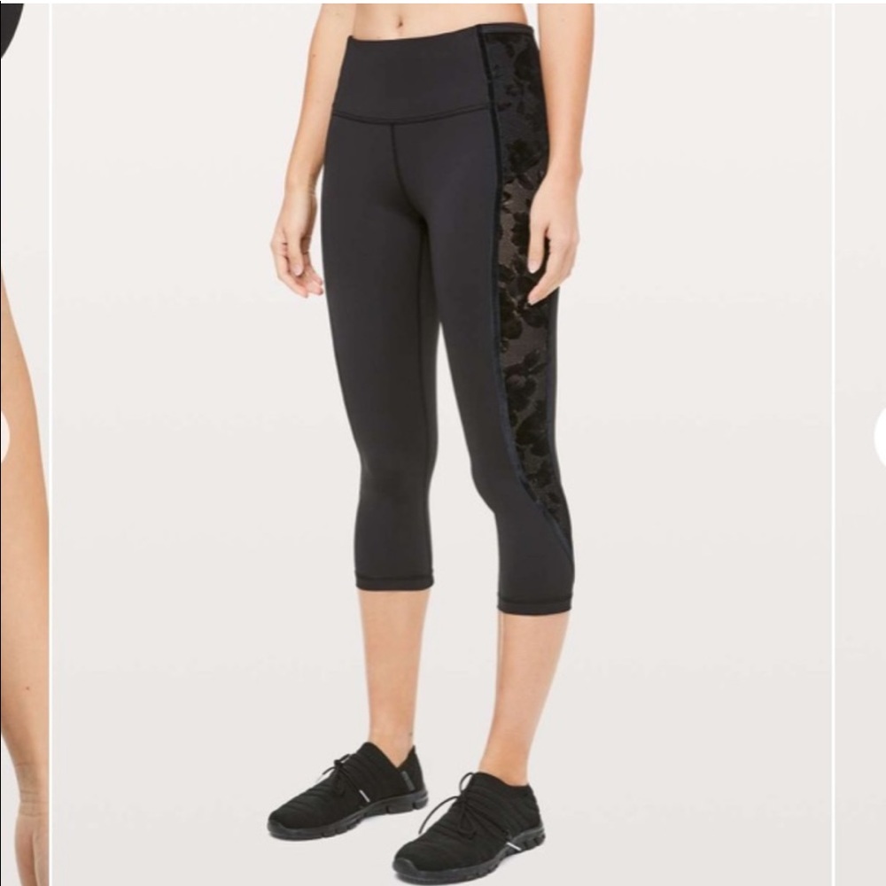 Brand New Lululemon Flocked Crop Pants